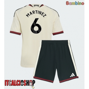 Manchester United Lisandro Martinez #6 Terza Maglia Bambino 2026-27 Manica Corta (+ Pantaloni corti)